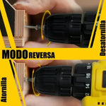 POWERFIX™ - KIT TALADRO INALÁMBRICO ATORNILLADOR + 26 ACCESORIOS + 2 BATERIAS REGALO 🎁