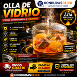 GLASSCOOK™  OLLA DE VIDRIO TRANSPARENTE + ENVÍO GRATIS 🎁